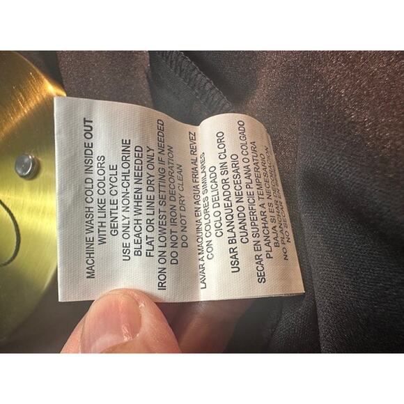 Sequin Hearts / A-Line / Tent / Long Sleeve / Knee Length / Black / Small gorg! - Picture 5 of 5